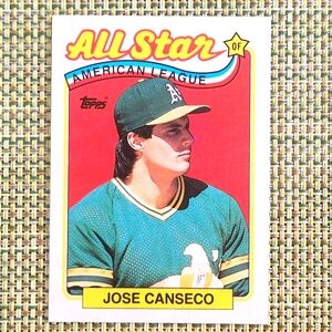 Jose Canseco Topps All Star Baseball Card